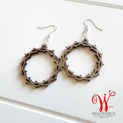 Crown of Thorns Easter Earrings