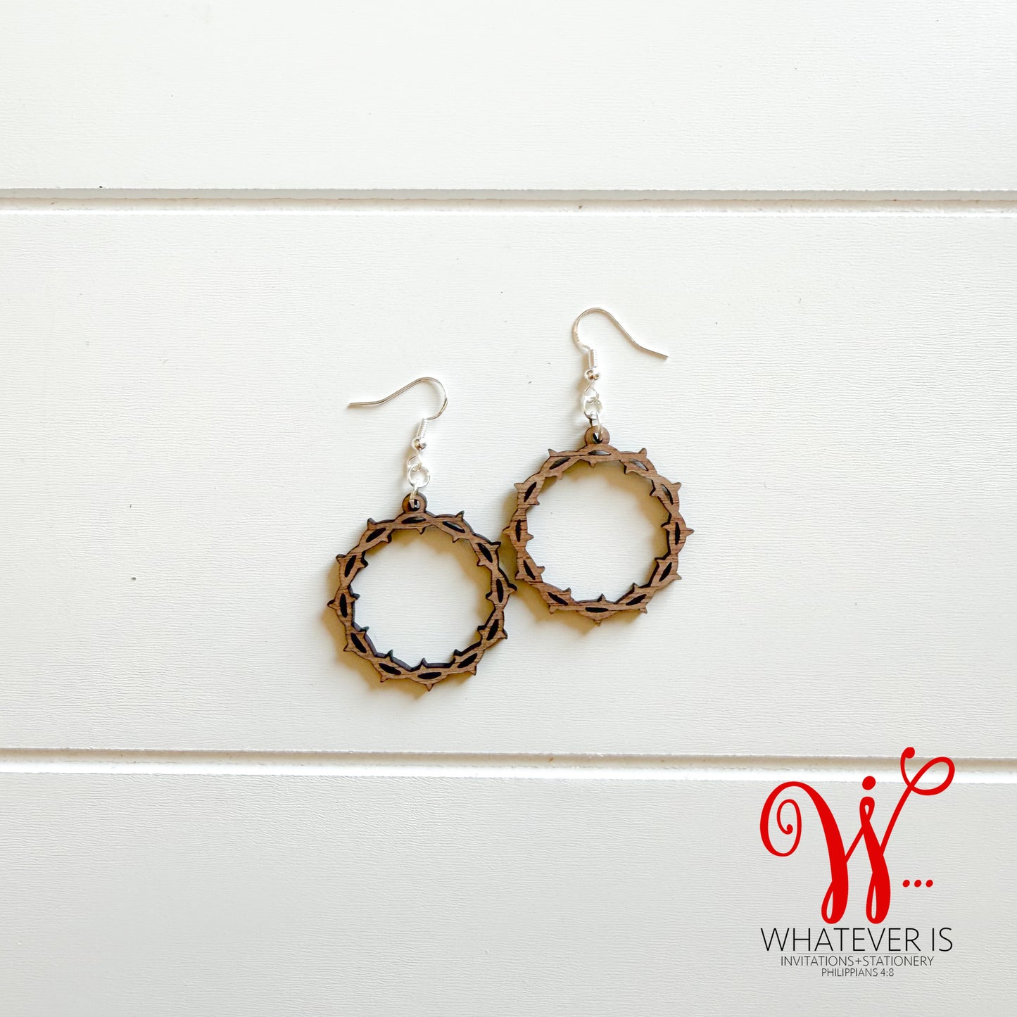 Crown of Thorns Easter Earrings