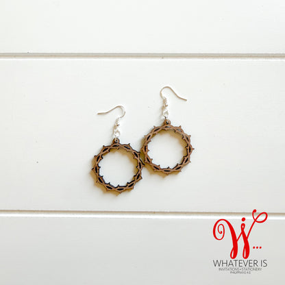 Crown of Thorns Easter Earrings