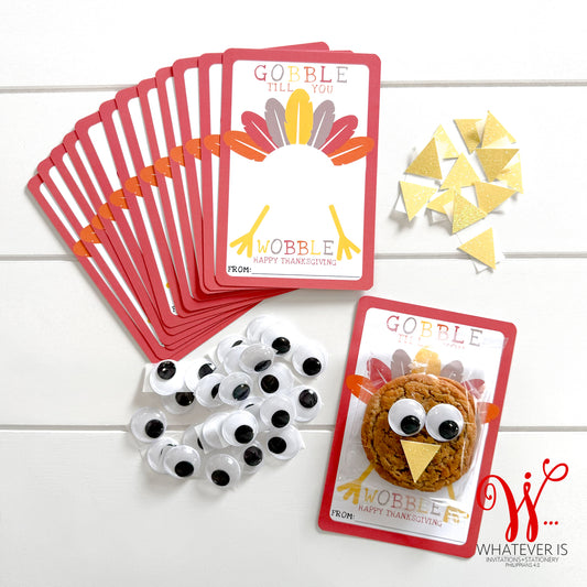 Thanksgiving Treat Bag • Gobble til you Wobble