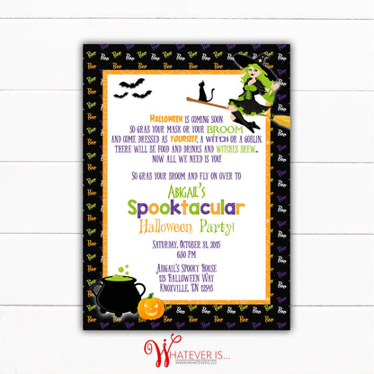 Halloween Spooktacular Party Invitation | Halloween Party | Kids Halloween Party | Spooky Halloween Party | Halloween Dress Up Party Invite