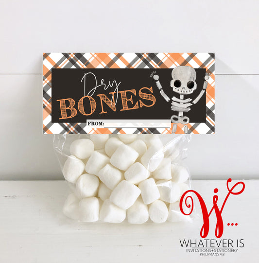 Halloween Treat Bag • Boy Dry Bones Christian